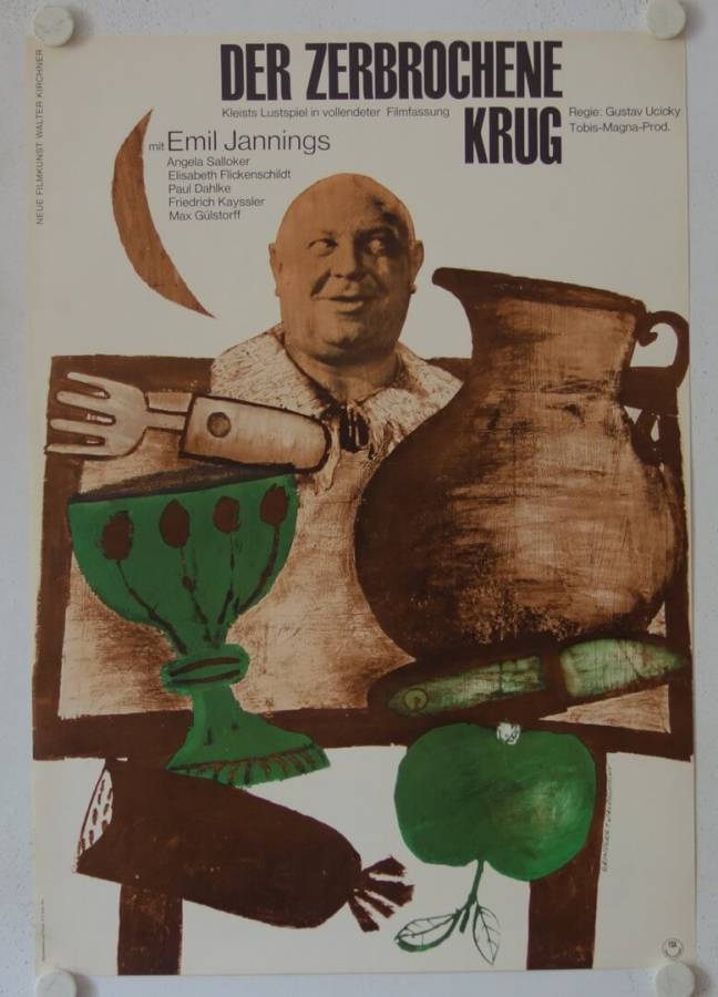 Der zerbrochene Krug re-release german movie poster
